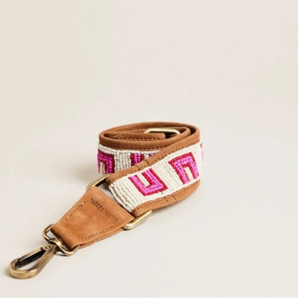 Parker Thatch Cross Your Heart Sling - Suede Pink and Strap - Picture 5 of 8